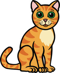 CAT WITH STRIPES