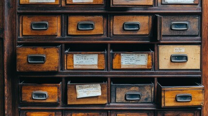 Filing cabinet filled with labeled folders, representing document management and organization