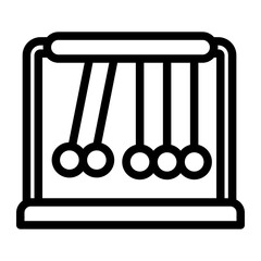 pendulum Line Icon