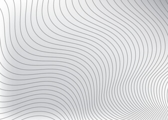 Abstract Black and White Wavy Line Texture