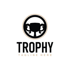 illustration victory symbol championship logo trophy design contest win template symbol