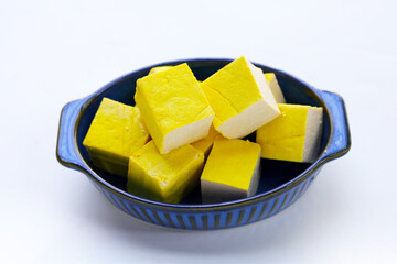 Soy tofu cubes, Tofu soy bean curd