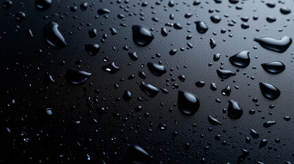 abstract dark background and water drops