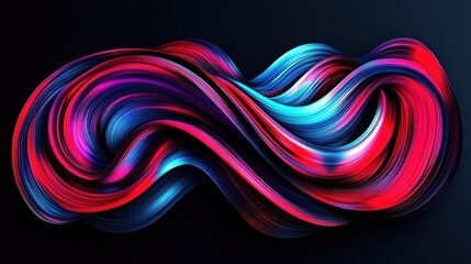A swirling and colorful abstract artwork with vibrant painted strokes