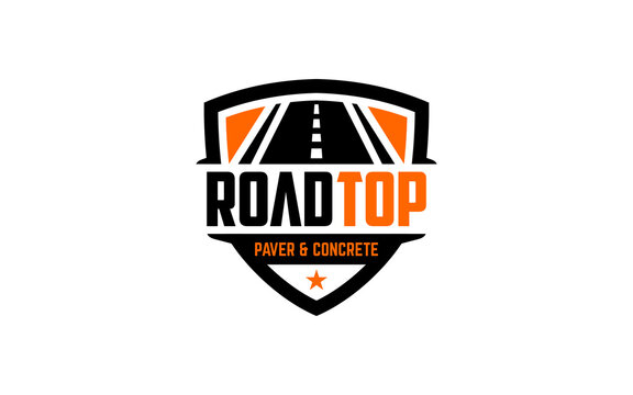 Illustration graphic vector of Asphalt repair, roadwork, pavement logo design template
