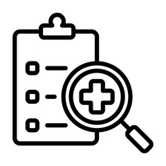 Obraz premium Diagnosis Icon