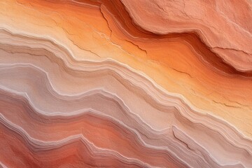 Obraz premium surreal landscape of multicolored mountains their hues caused by mineral deposits over millennia