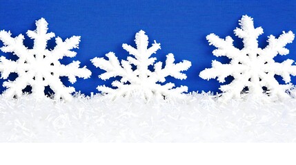 Decorate Your Winter with Colorful Snowflakes on Vibrant Background