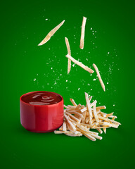 Potato chips Julian cut