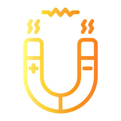 magnet Line Gradient Icon