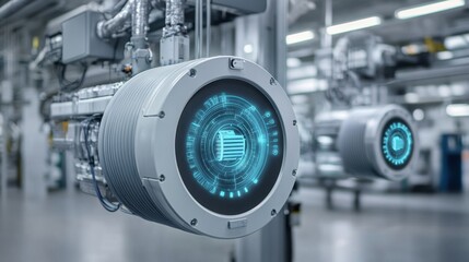 Smart air duct system with IoT-enabled controls for airflow regulation.