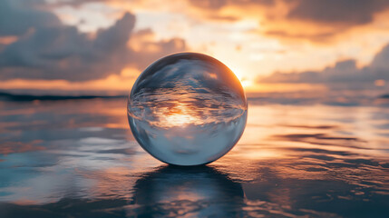 sunrise over the ocean