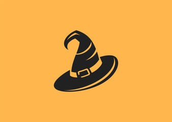 Witch Hat Logo – A pointed witch hat, representing magic, mystery, and spellcasting.