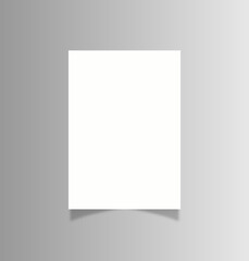 White blank sheets of a4 size paper  mockup