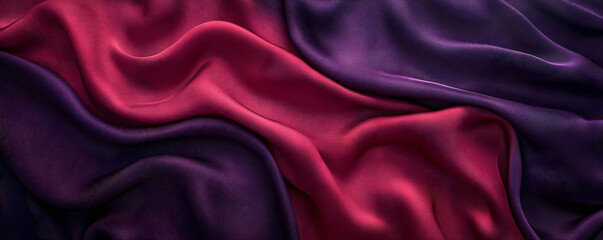 Obraz premium Purple, red silk fabric texture
