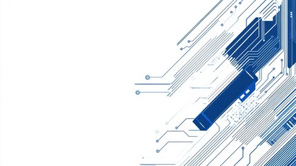High tech background template design.