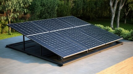 Solar panel roof installation on modern home showcasing renewable energy solutions for sustainable living