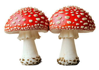 Obraz premium High-Resolution Fly Agaric Mushroom - PNG