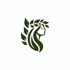 Nature goddess logo