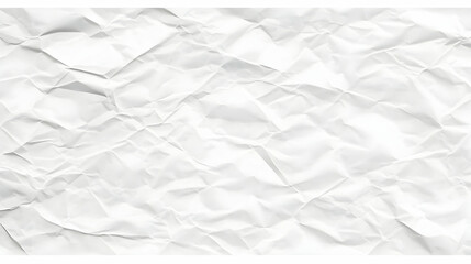 Abstract Background Of Wrinkled White Paper Texture Realistic Image