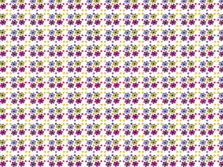 vector seamless pattern with flowers
