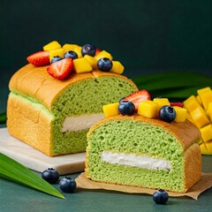 GreenBread with fruit