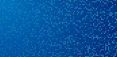 Digital grid overlay and a smart square high technology blue background  © Khalim Taufiqi