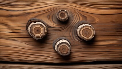 Fototapeta premium Natural wood texture featuring distinct pine knots and smooth grain patterns for design and decor applications.