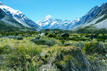 Hiking Trail in Mount Cook National Park