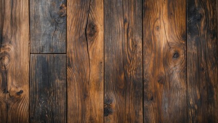 Obraz premium Rustic wooden texture for interior design projects featuring rich colors and natural patterns suitable for walls and floors.