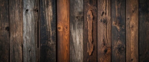 Fototapeta premium Natural wooden textures showcasing a variety of grain patterns and colors suitable for design, backgrounds, and rustic themes.