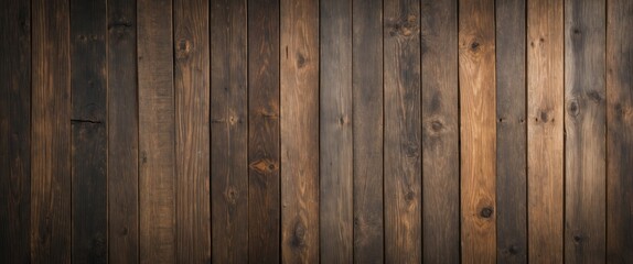 Obraz premium Ergonomic wooden planks in varying shades creating a rustic background texture ideal for design and artistic applications.