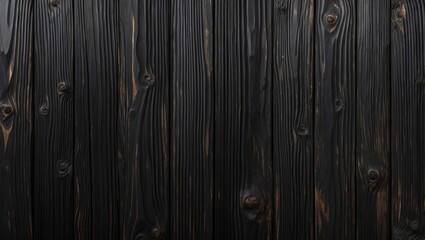 Obraz premium Dark wood texture background with deep grooves and a polished finish, ideal for design and digital art applications.