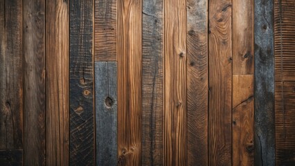 Rustic wooden background with rich textures and patterns ideal for presentations and creative projects featuring ample copy space.