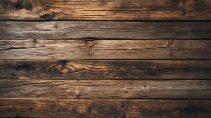 Fototapeta premium Rustic wooden plank background with rich texture and natural patterns ideal for vintage and contemporary design projects.
