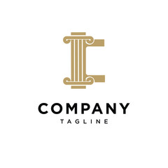 Letter C Law Logo Icon Vector