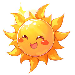 sun cartoon illustration