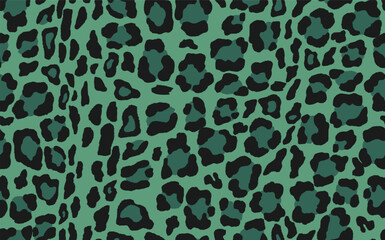 Abstract modern leopard seamless pattern. Animals trendy background. Color decorative vector stock illustration for print, card, postcard, fabric, textile. Modern ornament of stylized skin.