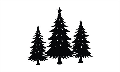 Fototapeta premium Three Christmas Trees