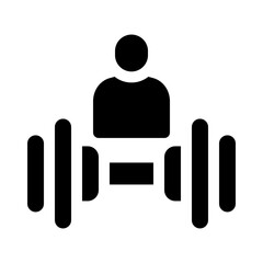 self care glyph icon