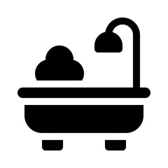 self care glyph icon