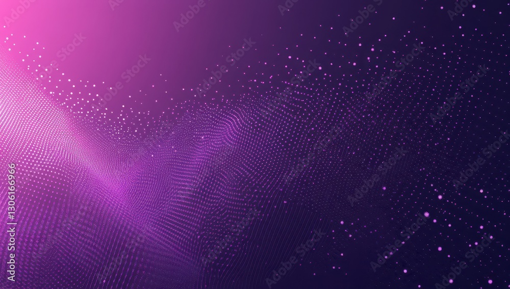 Poster Abstract gradient pattern with vibrant purple hues and soft bokeh effects creating a smooth visual texture for backgrounds or creative projects