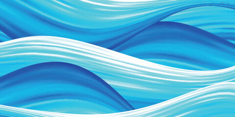 青　波　和柄　背景