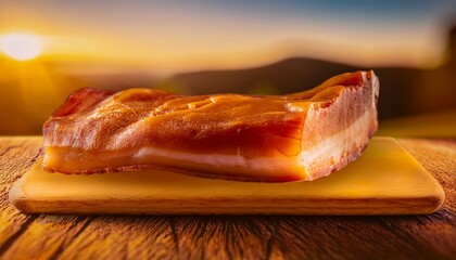 燻製のベーコン