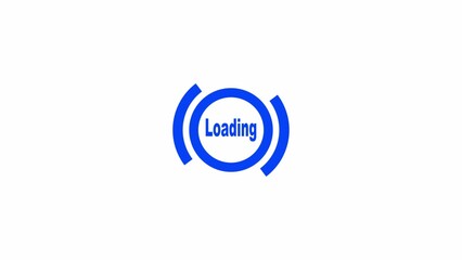 circle loading icon illustration . download progress, preloader animation web design.