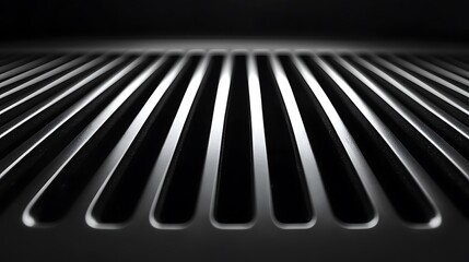 Air conditioner grille in the modern vehicle with copyspace