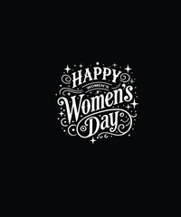 Happy  Women&rsquo;s Day T-Shirt Design