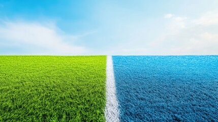 Bridging Real and Virtual Worlds: Football Field Fusion of Traditional and E-Sports