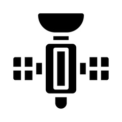 satellite network glyph icon