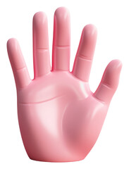 Obraz premium PNG Gift me five position hand finger medication.